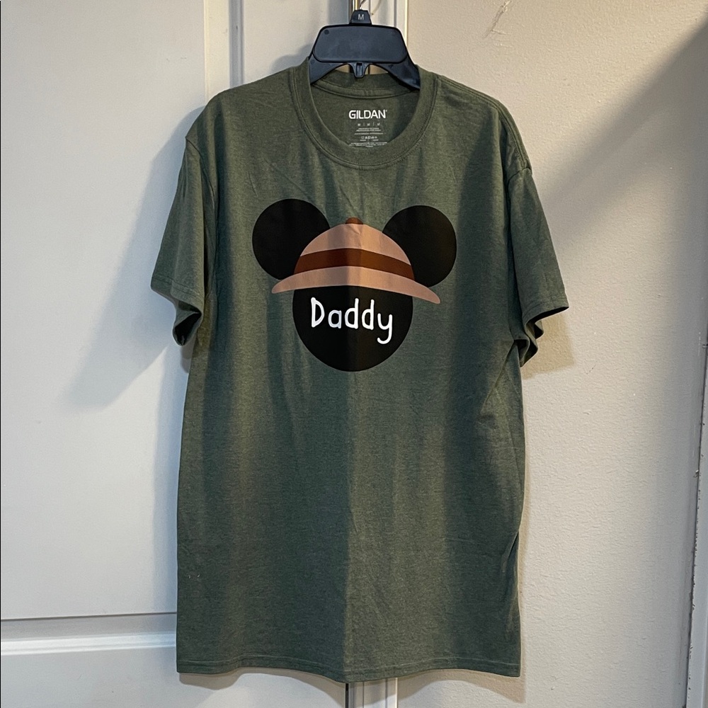 Gildan Green Safari Disney/Mickey Daddy T-Shirt